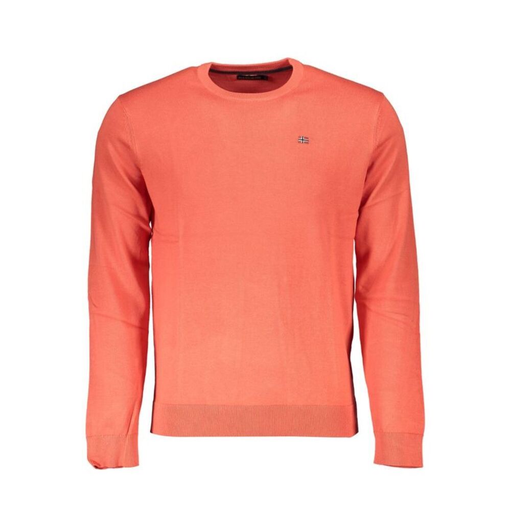 Napapijri Red Cotton Men Men's Sweater